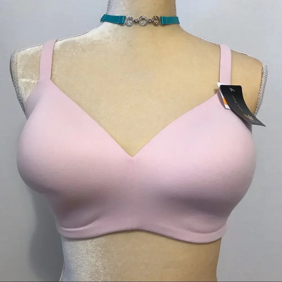Wacoal NWT Wire Free Baby Pink Bra Women 34DD - Picture 2 of 11